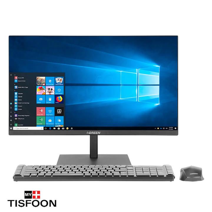 کامپیوتر همه کاره گرین 21 اینچی مدل GX422S GREEN GX422S  Core i7-10700 8GB-1TB+240GB SSD Intel